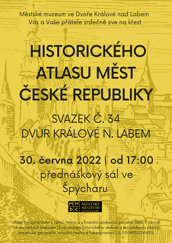 Prezentace historického atlasu Dvoru Králové nad Labem